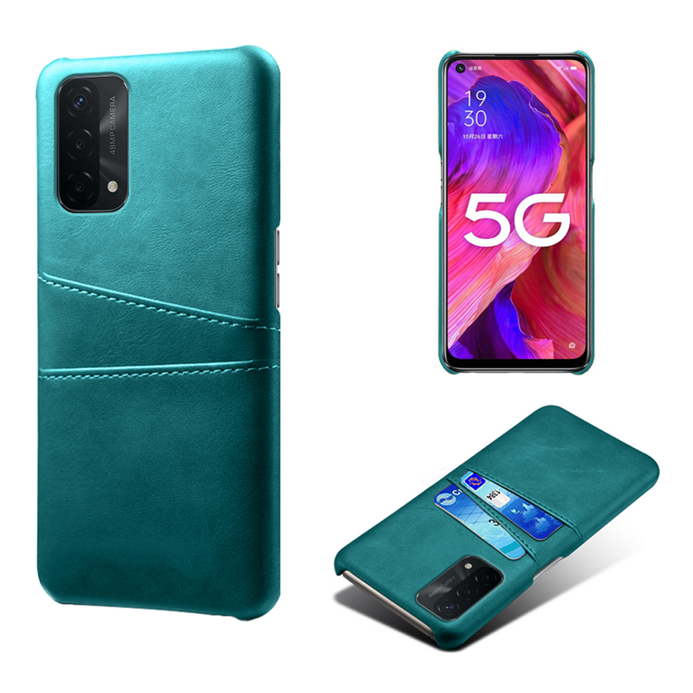 KSQ Double Card Slots PU Lederbeschichtete PC -deckhülle Für Oppo A93 5G - Grün, Oppo A93 5G
KSQ Double Card Slots PU Lederbeschichtete PC -deckhülle Für Oppo A93 5G - Grün, Oppo A93 5G