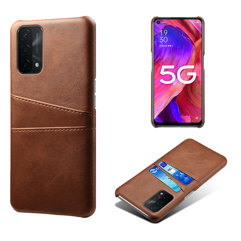 KSQ Double Card Slots PU Lederbeschichtete PC -deckhülle Für Oppo A93 5G - Braun, Oppo A93 5G
KSQ Double Card Slots PU Lederbeschichtete PC -deckhülle Für Oppo A93 5G - Braun, Oppo A93 5G