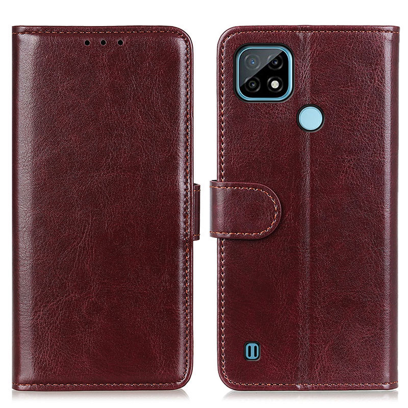 Texture de Cheval Crazy pu en Cuir Portefeuille Stand de Téléphone Case de Téléphone Protecteur Pour le Royaume C21 - Brun
Texture de Cheval Crazy pu en Cuir Portefeuille Stand de Téléphone Case de Téléphone Protecteur Pour le Royaume C21 - Brun