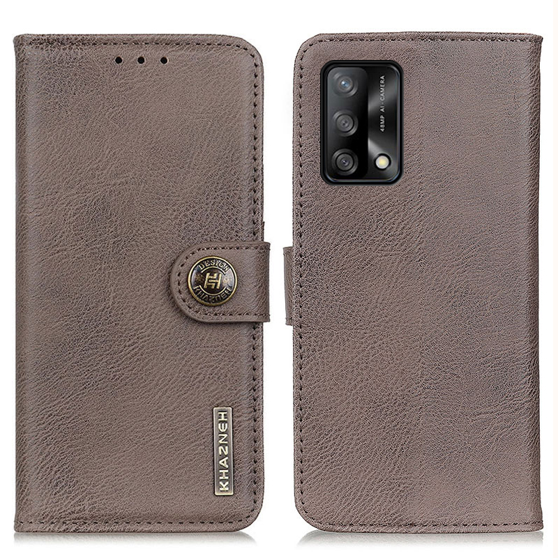 Khazneh Lederschutzgehäuse Brieftaschenstand Telefonabdeckung Für Oppo F19 / A74 4G - Grau, Oppo F19
Khazneh Lederschutzgehäuse Brieftaschenstand Telefonabdeckung Für Oppo F19 / A74 4G - Grau, Oppo F19