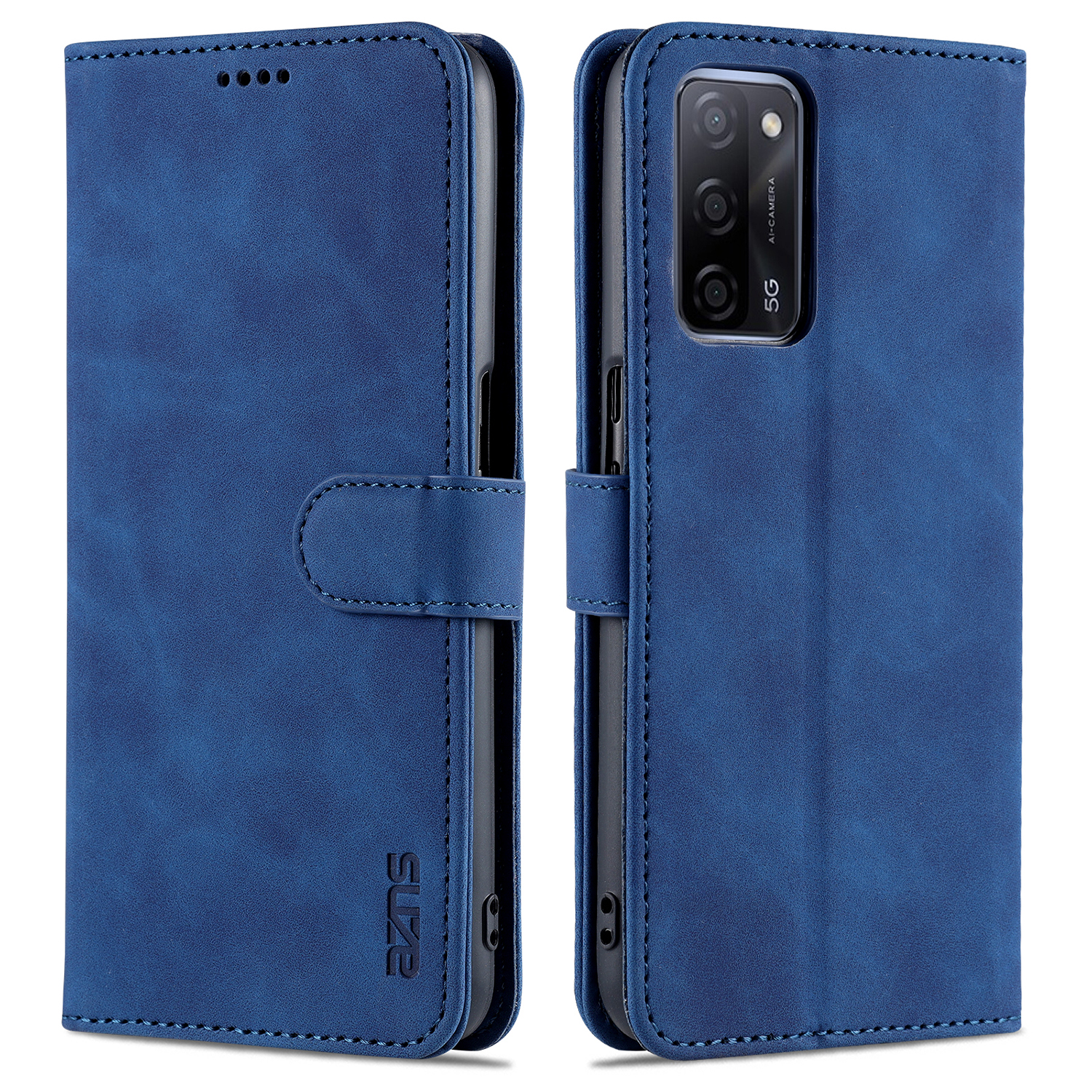 AZNS Wallet Stand Design Pu-lede-telefon-abdeckungs-fall Für Oppo A55 5g / A53S 5G - Blau, Oppo A53s 5G
AZNS Wallet Stand Design Pu-lede-telefon-abdeckungs-fall Für Oppo A55 5g / A53S 5G - Blau, Oppo A53s 5G