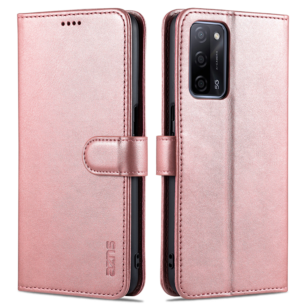 AZNS Wallet Stand Design PU Leather Phone Cover Case for Oppo A55 5G/A53s 5G - Rose Gold, Oppo Other OPPO Models
AZNS Wallet Stand Design PU Leather Phone Cover Case for Oppo A55 5G/A53s 5G - Rose Gold, Oppo Other OPPO Models