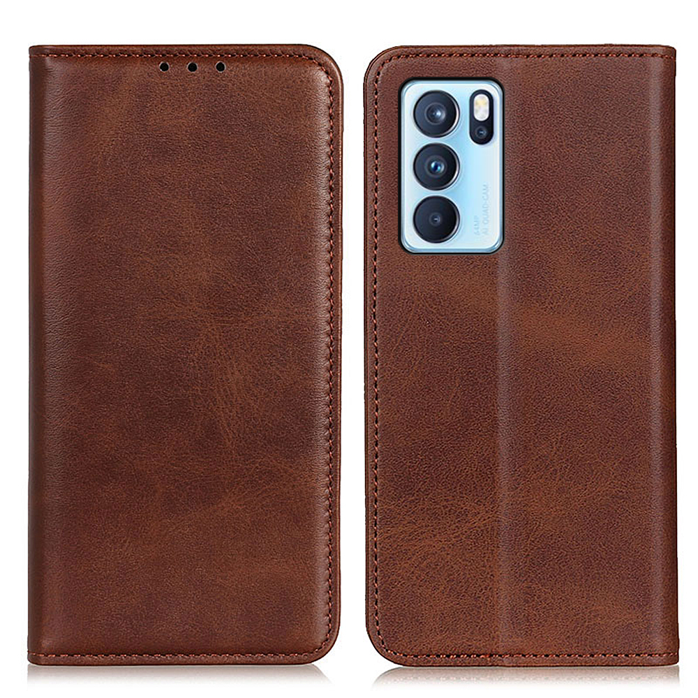 Folio Flip Auto-absorbed Split Leather Phone Cover Wallet Stand Case for Oppo Reno6 Pro 5G (MediaTek) - Coffee, Oppo Other OPPO Models
Folio Flip Auto-absorbed Split Leather Phone Cover Wallet Stand Case for Oppo Reno6 Pro 5G (MediaTek) - Coffee, Oppo Other OPPO Models
