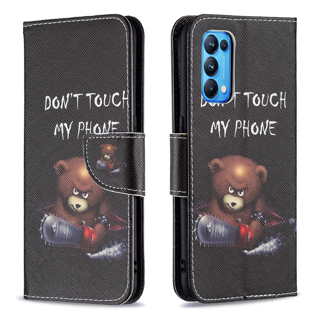Muster Druckschockdicht Magnetischer Verschluss Leder Brieftasche Hülle Für Oppo Reno5 4G/5G - Bär, Oppo Reno5 4G
Muster Druckschockdicht Magnetischer Verschluss Leder Brieftasche Hülle Für Oppo Reno5 4G/5G - Bär, Oppo Reno5 4G