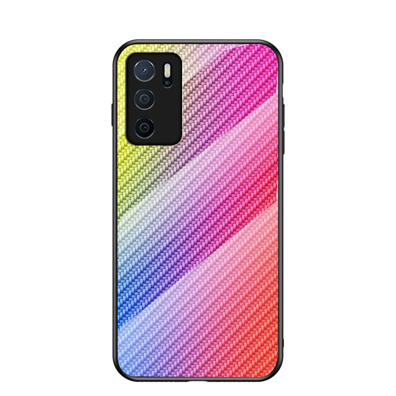 Slim Leichtgewichts Kratzfest-resistente Kohlefaser-textur Luxuriöser Hartglas-rückenabdeckung Für Oppo A16/a16s/a54s - Farbenfrohe Faser, Oppo A16s
Slim Leichtgewichts Kratzfest-resistente Kohlefaser-textur Luxuriöser Hartglas-rückenabdeckung Für Oppo A16/a16s/a54s - Farbenfrohe Faser, Oppo A16s