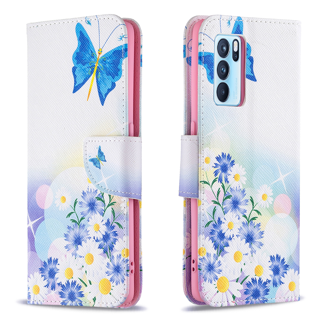 Pattern Printing Full Protection Leather Wallet Phone Case Shell for Oppo Reno6 Pro 5G (MediaTek) - Butterfly and Flower
Pattern Printing Full Protection Leather Wallet Phone Case Shell for Oppo Reno6 Pro 5G (MediaTek) - Butterfly and Flower