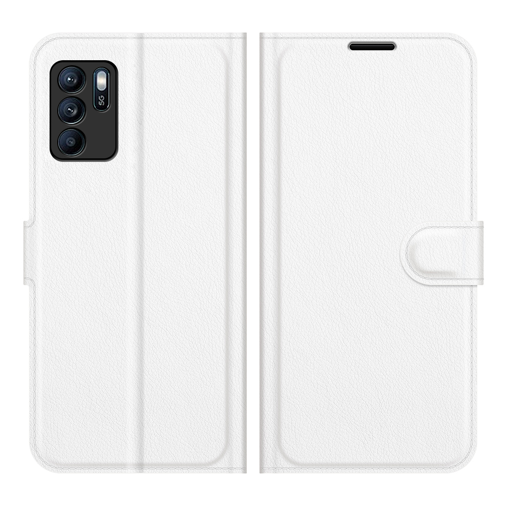 Litchi Textur PU Lederstand Hülle Schockdelefonabdeckung Mit Brieftasche Für Oppo Reno6 Z - Weiß, OPPO Reno6 Z
Litchi Textur PU Lederstand Hülle Schockdelefonabdeckung Mit Brieftasche Für Oppo Reno6 Z - Weiß, OPPO Reno6 Z