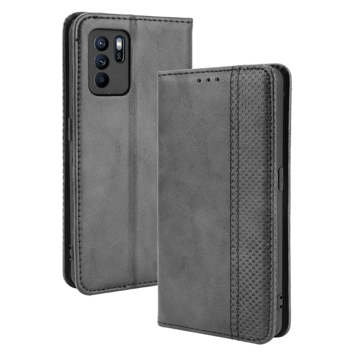Étui de Portefeuille de Téléphone de Protection en Cuir Rétro Avec Support Pour Oppo Reno6 Z - le Noir, Oppo OPPO Reno6 Z
Étui de Portefeuille de Téléphone de Protection en Cuir Rétro Avec Support Pour Oppo Reno6 Z - le Noir, Oppo OPPO Reno6 Z