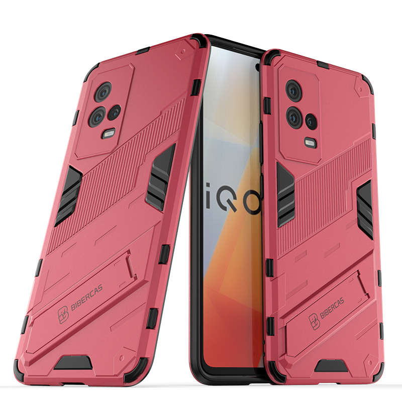 Military Grade Hard PC+TPU Shock-resistant Protective Shell with Kickstand for vivo iQOO 8 - Rose, Oppo Other OPPO Models
Military Grade Hard PC+TPU Shock-resistant Protective Shell with Kickstand for vivo iQOO 8 - Rose, Oppo Other OPPO Models