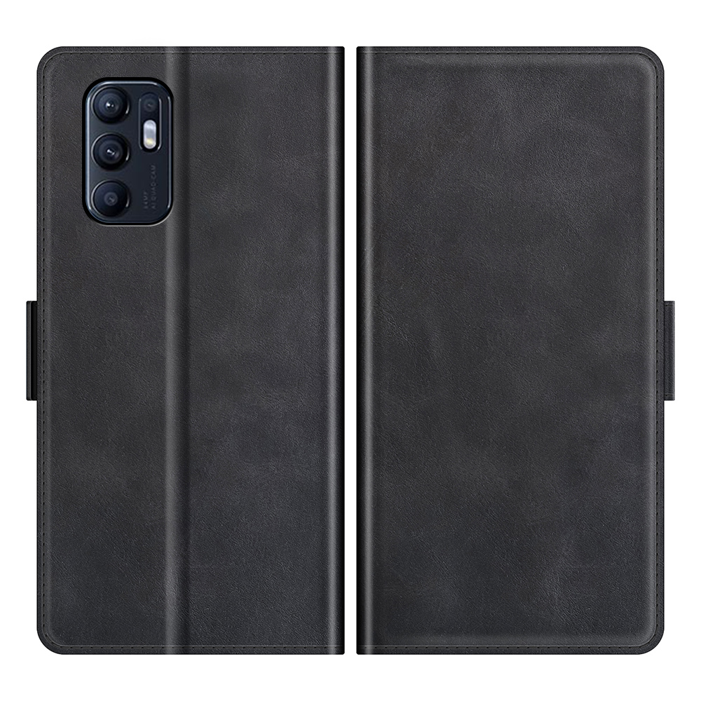 Couvercle de Portefeuille Support en Cuir PU + Étui Tpu Avec Double Fermoir Magnétique Pour Oppo Reno6 4G - le Noir
Couvercle de Portefeuille Support en Cuir PU + Étui Tpu Avec Double Fermoir Magnétique Pour Oppo Reno6 4G - le Noir