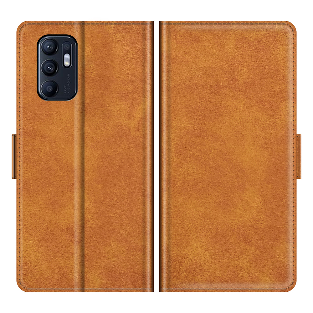 Couvercle de Portefeuille Support en Cuir PU + Étui Tpu Avec Double Fermoir Magnétique Pour Oppo Reno6 4G - Brun
Couvercle de Portefeuille Support en Cuir PU + Étui Tpu Avec Double Fermoir Magnétique Pour Oppo Reno6 4G - Brun