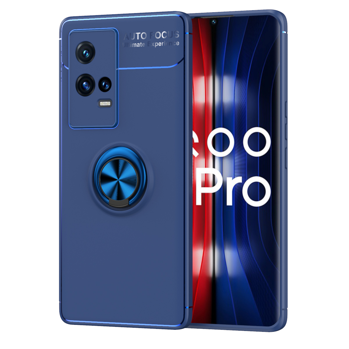 Metal Finger Ring Kickstand Soft TPU Phone Cover Case for vivo iQOO 8 - Blue, vivo vivo iQOO 8
Metal Finger Ring Kickstand Soft TPU Phone Cover Case for vivo iQOO 8 - Blue, vivo vivo iQOO 8