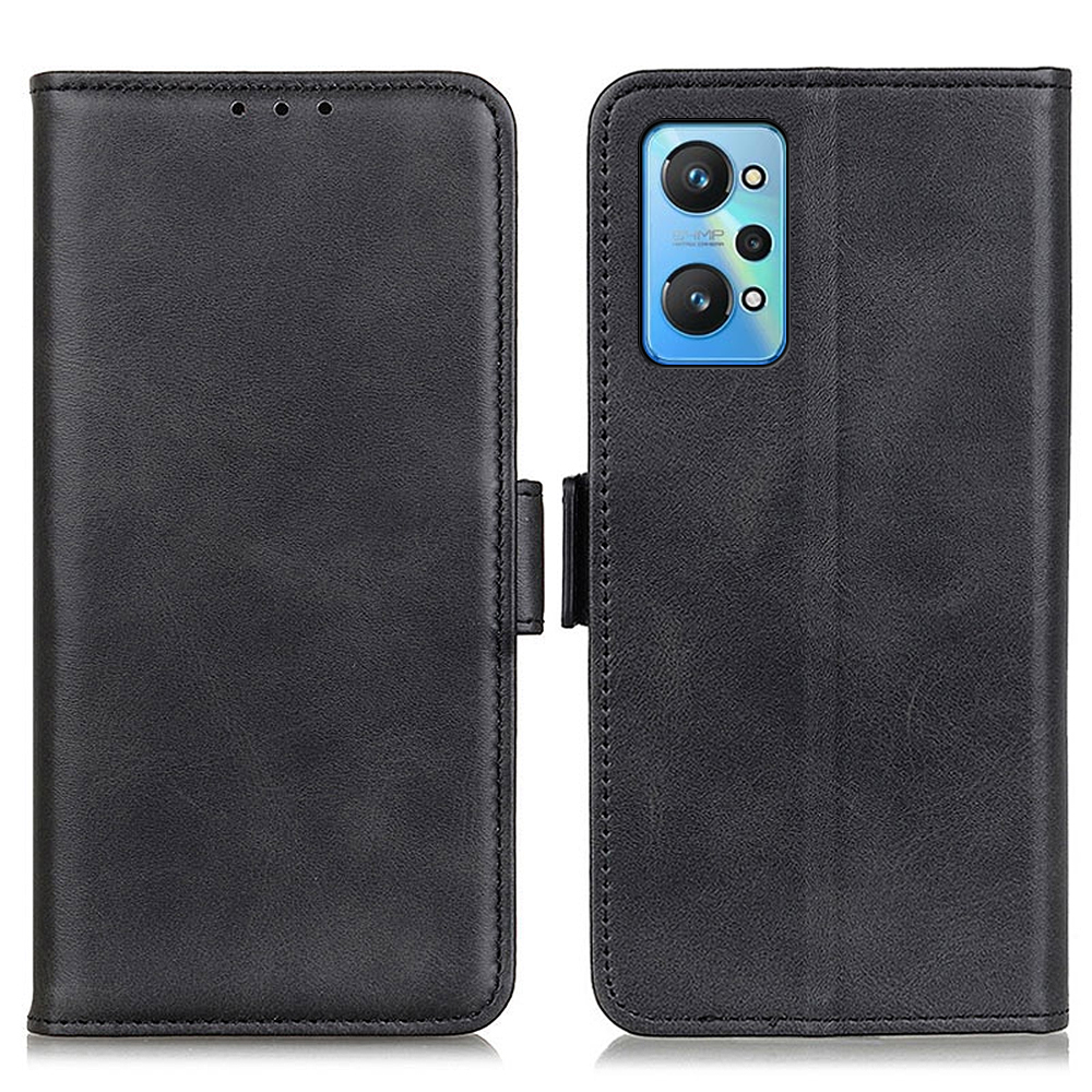 Stoßpuffer Seite Magnetic Clasp PU Leder Brieftasche Hülle Telefonschale Für Realme GT Neo2 5G/GT Neo 3T 5G - Schwarz, Realme GT Neo2 5G
Stoßpuffer Seite Magnetic Clasp PU Leder Brieftasche Hülle Telefonschale Für Realme GT Neo2 5G/GT Neo 3T 5G - Schwarz, Realme GT Neo2 5G
