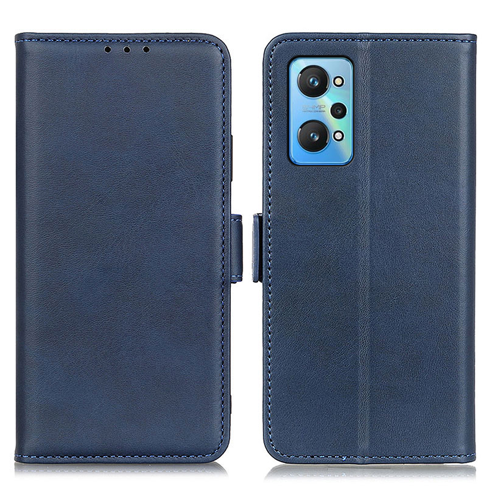 Stoßpuffer Seite Magnetic Clasp PU Leder Brieftasche Hülle Telefonschale Für Realme GT Neo2 5G/GT Neo 3T 5G - Blau, Realme GT Neo2 5G
Stoßpuffer Seite Magnetic Clasp PU Leder Brieftasche Hülle Telefonschale Für Realme GT Neo2 5G/GT Neo 3T 5G - Blau, Realme GT Neo2 5G