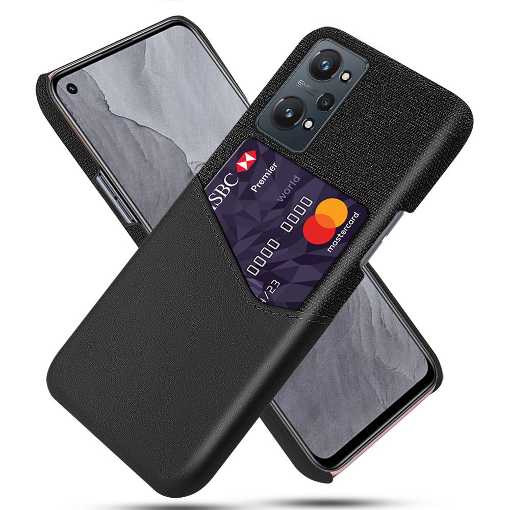Ksq-stoff Textur One Card Slot Design Leichte Schlanke Kear-resistente Hybrid-telefonabdeckung Mit Realme GT Neo2 5G/GT Neo 3T 5G - Schwarz, Realme GT Neo2 5G
Ksq-stoff Textur One Card Slot Design Leichte Schlanke Kear-resistente Hybrid-telefonabdeckung Mit Realme GT Neo2 5G/GT Neo 3T 5G - Schwarz, Realme GT Neo2 5G