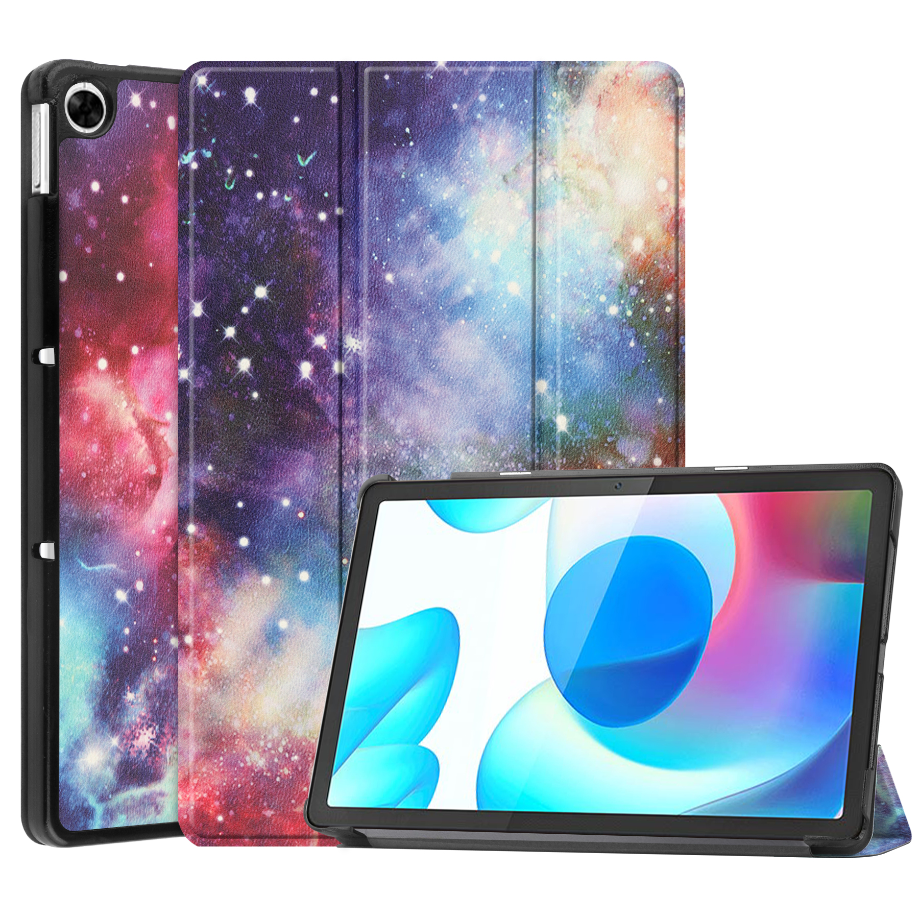 Musterdruckdesign Hartes PC + PU Leder Langlebiger Stoßwiderstand Trifold Stand Tablet Für Realme Pad 10.4 - Nebel, Realme Pad
Musterdruckdesign Hartes PC + PU Leder Langlebiger Stoßwiderstand Trifold Stand Tablet Für Realme Pad 10.4 - Nebel, Realme Pad