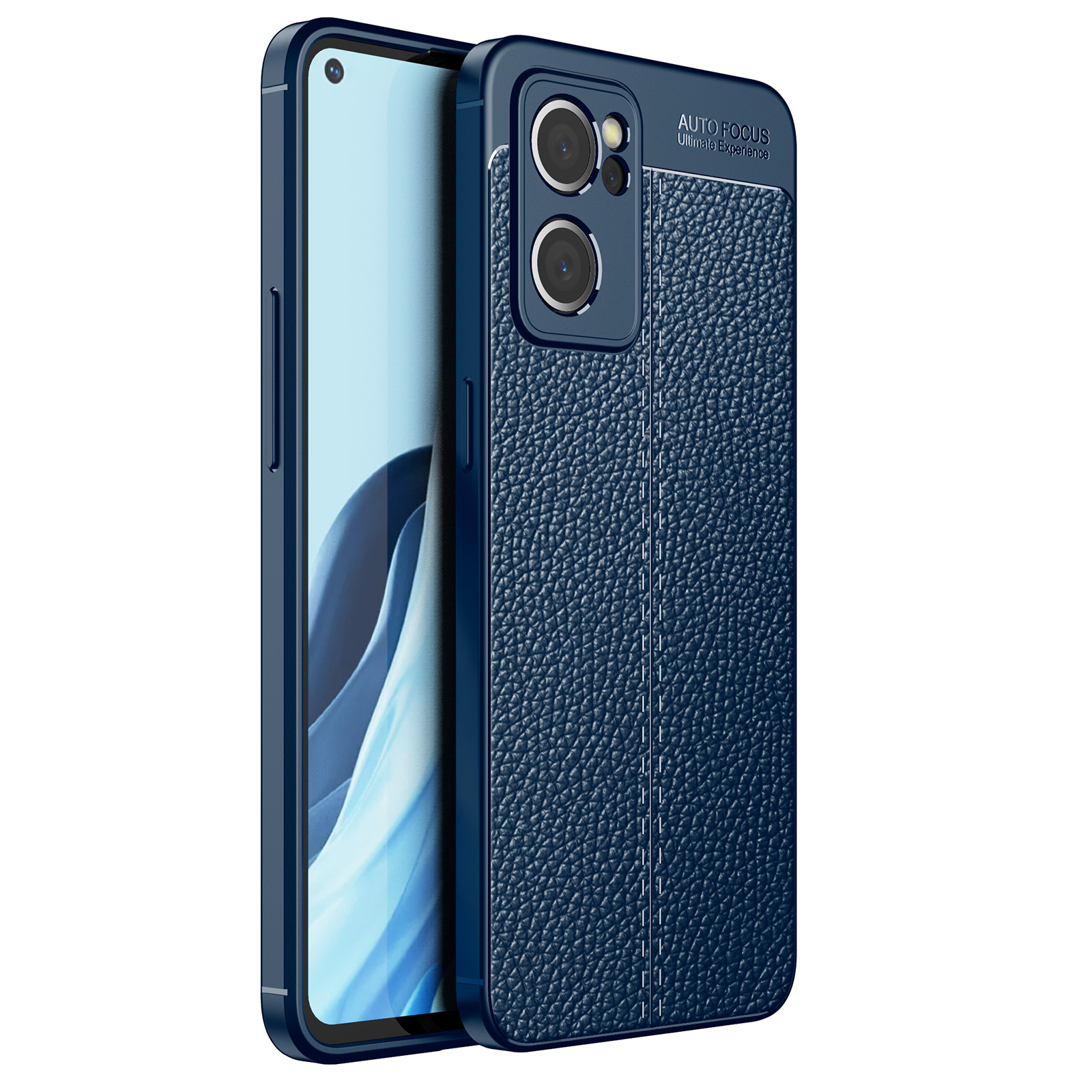 Texture Litchi Texture Anti-empreinte Slim Absorption Slim-Absorption Flexible TPU Housse Arrière Pour OPPO RENO7 5G (Chine) - Bleu
Texture Litchi Texture Anti-empreinte Slim Absorption Slim-Absorption Flexible TPU Housse Arrière Pour OPPO RENO7 5G (Chine) - Bleu