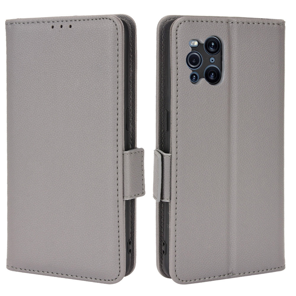 Standfunktion Litchi Textur PU-Leder Brieftasche Flip Cover TPU Stoßdicht Interieur Fall Für Oppo Find X3 / X3 Pro Finden. - Grau, Oppo Find X3
Standfunktion Litchi Textur PU-Leder Brieftasche Flip Cover TPU Stoßdicht Interieur Fall Für Oppo Find X3 / X3 Pro Finden. - Grau, Oppo Find X3