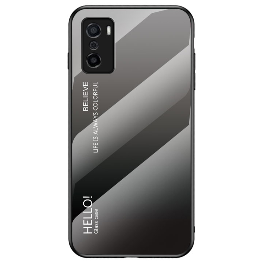 Anti-Scratch-klare Gradienten Gehärtetes Glas + PC-Rücken + TPU-Rahmenschutz Telefon Fall Für Oppo A55s - Gradienten Schwarz Grau., Oppo A55s 5G
Anti-Scratch-klare Gradienten Gehärtetes Glas + PC-Rücken + TPU-Rahmenschutz Telefon Fall Für Oppo A55s - Gradienten Schwarz Grau., Oppo A55s 5G