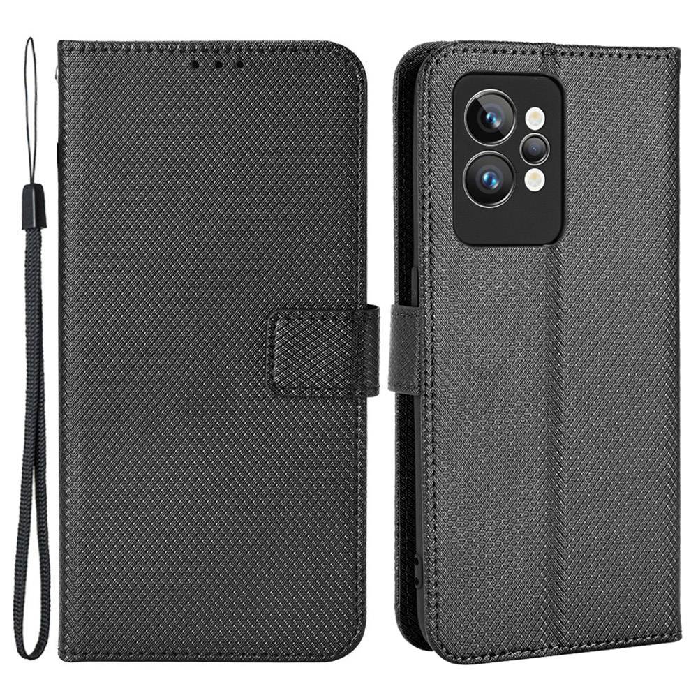 Pour le Royaume GT2 Pro Magnetic Clasp Diamond Texture Ajustement du Support PU Couvrage en Cuir PU - le Noir, Realme Realme GT2 Pro
Pour le Royaume GT2 Pro Magnetic Clasp Diamond Texture Ajustement du Support PU Couvrage en Cuir PU - le Noir, Realme Realme GT2 Pro