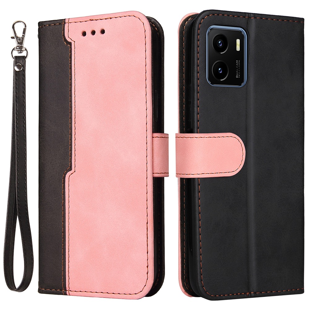 Für Vivo Y15a/y15s 4g/y10-schutzhahnabdeckung, Kratzfestes Dual-color-spleißmagnet-verschluss-ständer Brieftasche PU Lederhülle - Rosa, vivo Y15a
Für Vivo Y15a/y15s 4g/y10-schutzhahnabdeckung, Kratzfestes Dual-color-spleißmagnet-verschluss-ständer Brieftasche PU Lederhülle - Rosa, vivo Y15a