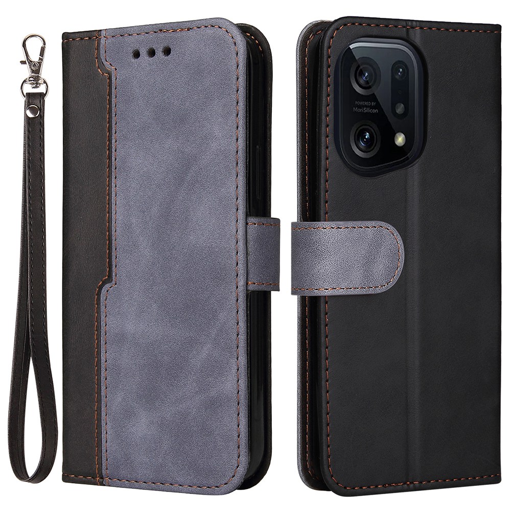 Für Oppo Finden Sie X5-schutzhahnabdeckung, Dual-color-spleißmagnetverschluss-ständer Brieftasche PU Ledertasche - Grau, Oppo Find X5
Für Oppo Finden Sie X5-schutzhahnabdeckung, Dual-color-spleißmagnetverschluss-ständer Brieftasche PU Ledertasche - Grau, Oppo Find X5