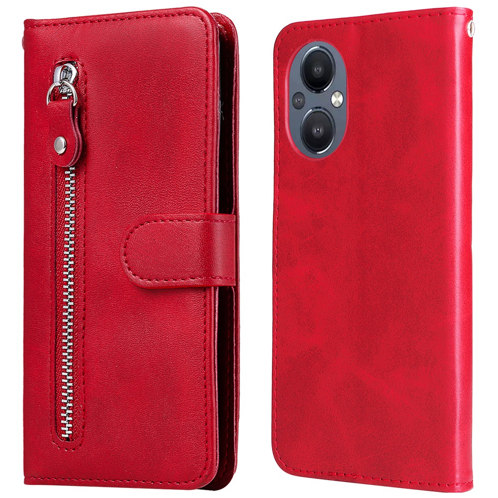 Für Oppo Reno7 Z 5G/A96 (China)/OnePlus Nord N20 5G Reißverschluss Pocket Cowide PU -leder -telefonschale Mit Brieftaschenstand - Rot, Oppo Reno7 Z 5G
Für Oppo Reno7 Z 5G/A96 (China)/OnePlus Nord N20 5G Reißverschluss Pocket Cowide PU -leder -telefonschale Mit Brieftaschenstand - Rot, Oppo Reno7 Z 5G