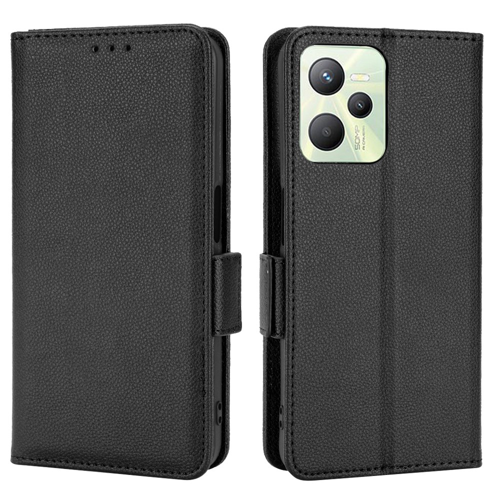 Litchi Textur PU Ledertasche Für Realme C35, Seitenmagnetverschluss Brieftasche Schutzschutzabdeckung - Schwarz, Realme C35 4G
Litchi Textur PU Ledertasche Für Realme C35, Seitenmagnetverschluss Brieftasche Schutzschutzabdeckung - Schwarz, Realme C35 4G