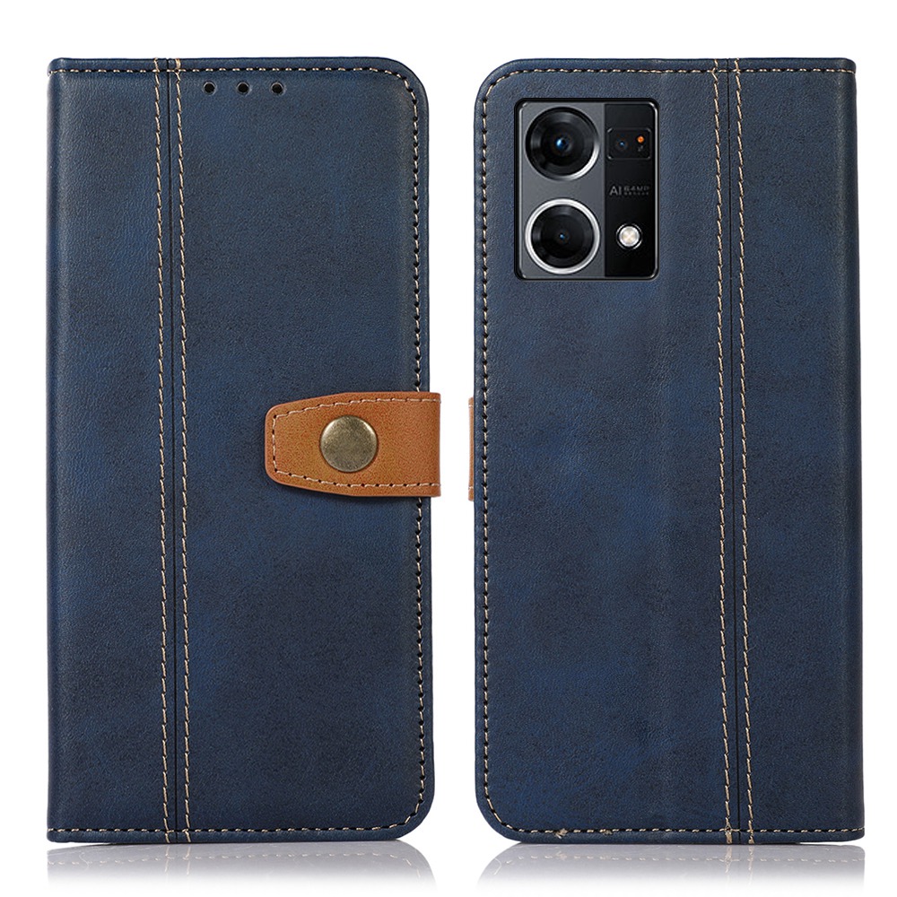 Für Oppo Reno7 4G/F21 Pro 4G Vollschutz Brieftasche Design Metallmagnetverschluss Strukturierte Lederhülle Hülle Hülle - Saphir, Oppo Reno7 4G
Für Oppo Reno7 4G/F21 Pro 4G Vollschutz Brieftasche Design Metallmagnetverschluss Strukturierte Lederhülle Hülle Hülle - Saphir, Oppo Reno7 4G