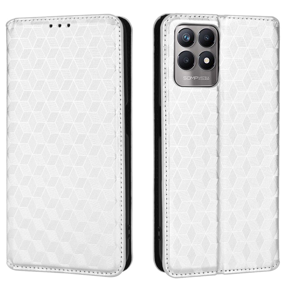 Für Realme 8i/Narzo 50 4G PU Leder 3D Rhombus -sprudel -telefon Hülle Magnetische Absorptionsständer TPU Schockdes Innenschutzschutzabdeckung - Silber-, Realme 8i
Für Realme 8i/Narzo 50 4G PU Leder 3D Rhombus -sprudel -telefon Hülle Magnetische Absorptionsständer TPU Schockdes Innenschutzschutzabdeckung - Silber-, Realme 8i