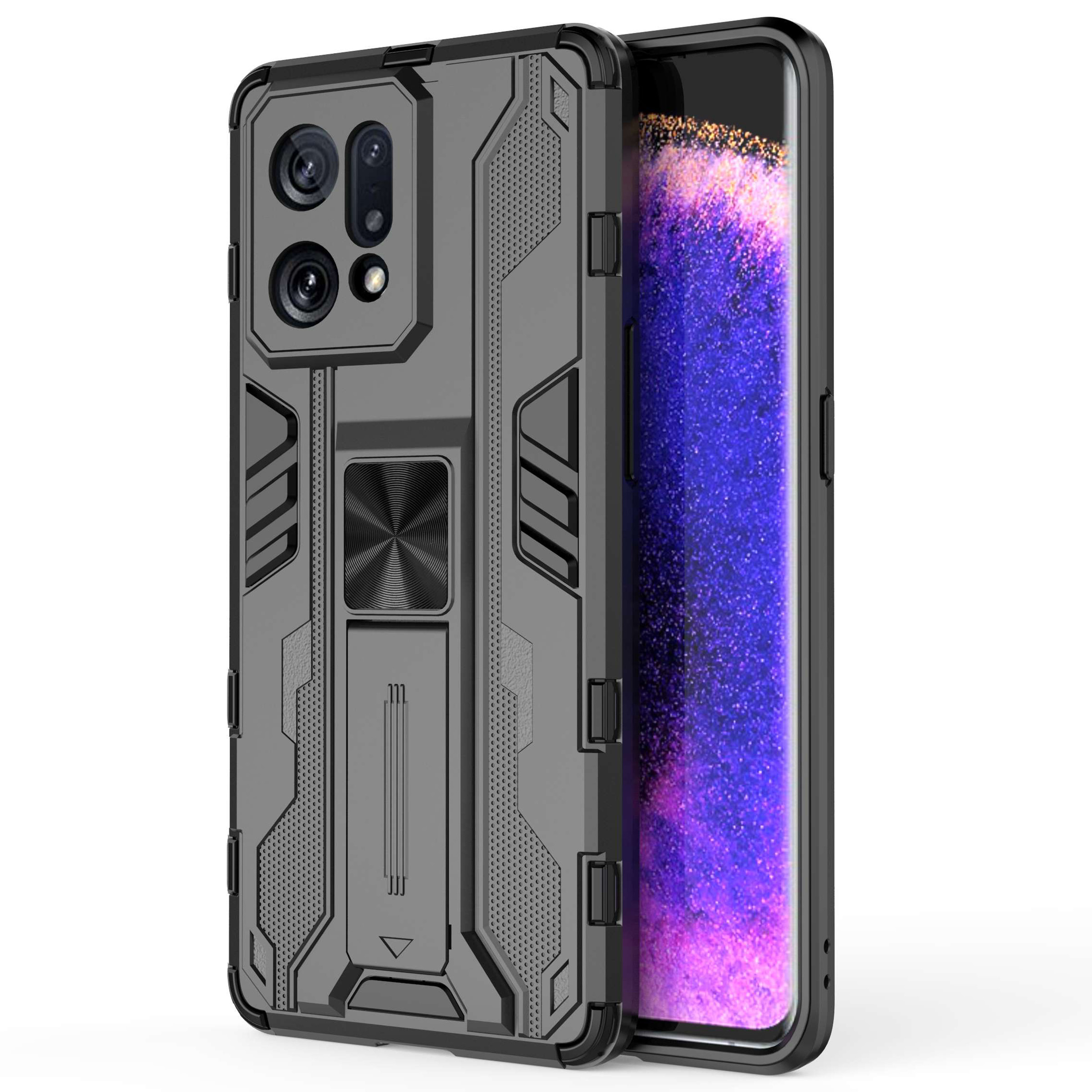Für Oppo Finden Sie X5 Heavy Duty Hard PC Soft TPU Rugged Hybrid Protective Case Schocksicherer Ständer Zurück - Schwarz, Oppo Find X5
Für Oppo Finden Sie X5 Heavy Duty Hard PC Soft TPU Rugged Hybrid Protective Case Schocksicherer Ständer Zurück - Schwarz, Oppo Find X5