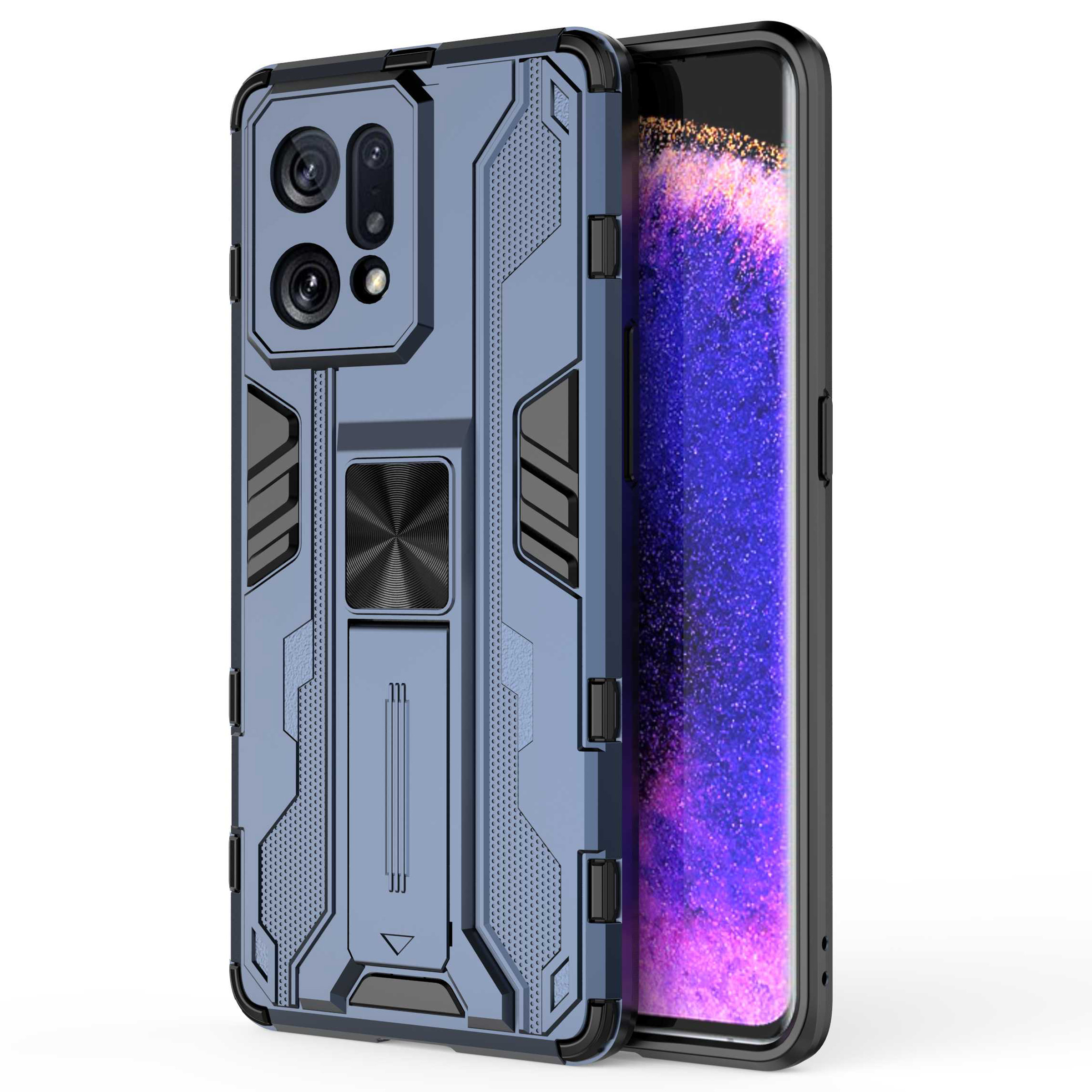 Für Oppo Finden Sie X5 Heavy Duty Hard PC Soft TPU Rugged Hybrid Protective Case Schocksicherer Ständer Zurück - Blau, Oppo Find X5
Für Oppo Finden Sie X5 Heavy Duty Hard PC Soft TPU Rugged Hybrid Protective Case Schocksicherer Ständer Zurück - Blau, Oppo Find X5