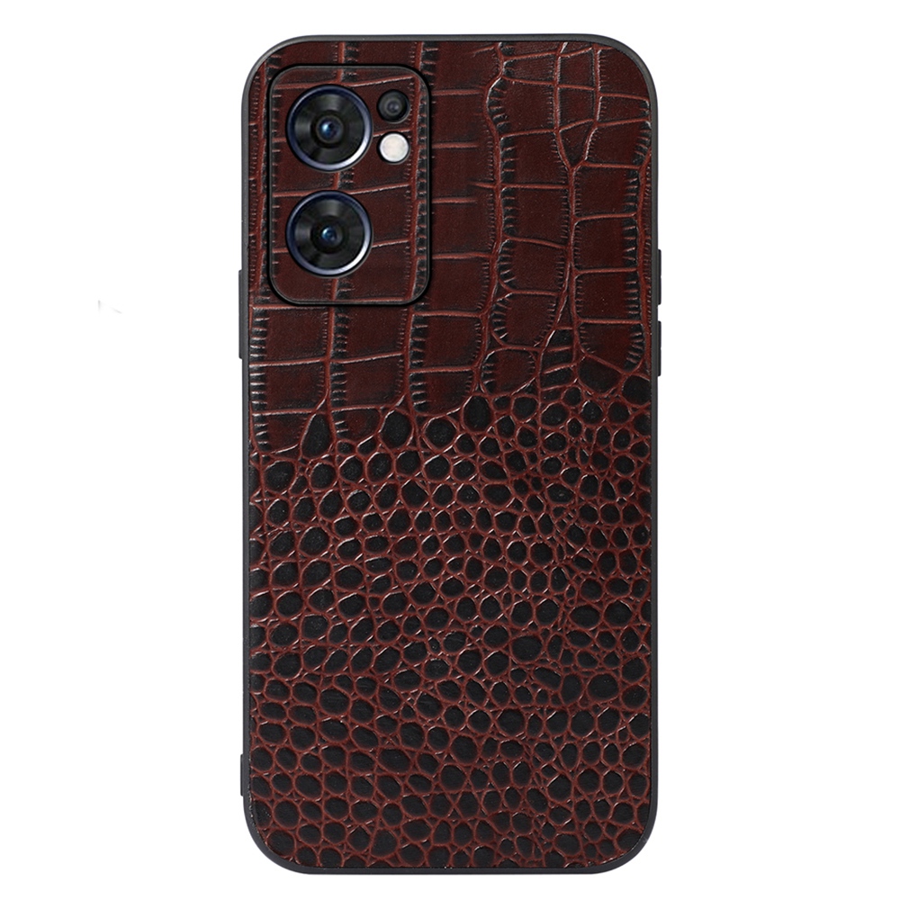 Echtes Cowide Leder -telefonhülle Für Oppo Reno7 5G (global) Schocksicherer Abdeckung Crocodile Texture Phone Back Shell - Kaffee, Oppo Reno7 5G (Global)
Echtes Cowide Leder -telefonhülle Für Oppo Reno7 5G (global) Schocksicherer Abdeckung Crocodile Texture Phone Back Shell - Kaffee, Oppo Reno7 5G (Global)