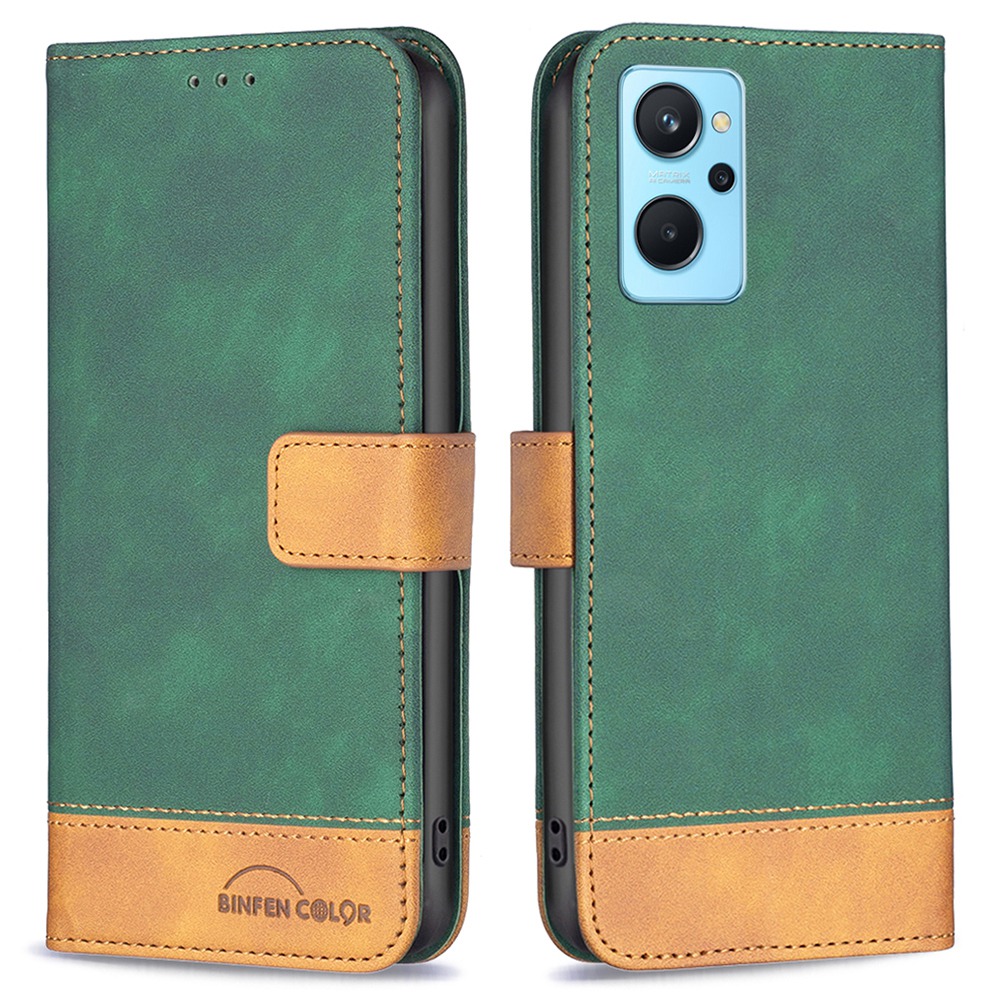 Binfen Farbe Für Realme 9i/Oppo A36/A76 BF Leder Serie-7 Style 11 Hautgefühl Spleißgehäuse Matt PU Leder Ständer Wallet Flip Cover- Grün, Realme 9i 4G
Binfen Farbe Für Realme 9i/Oppo A36/A76 BF Leder Serie-7 Style 11 Hautgefühl Spleißgehäuse Matt PU Leder Ständer Wallet Flip Cover- Grün, Realme 9i 4G