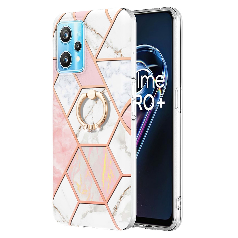 YB Imd-serie-7 Für Realme 9 Pro 5G/V25 Drop-proof-wear-resistant IMD Marmor Muster Phone Hülle Elektroplating Kickstand Tpu-protektor - Rosa/weiß, Realme 9 Pro 5G
YB Imd-serie-7 Für Realme 9 Pro 5G/V25 Drop-proof-wear-resistant IMD Marmor Muster Phone Hülle Elektroplating Kickstand Tpu-protektor - Rosa/weiß, Realme 9 Pro 5G