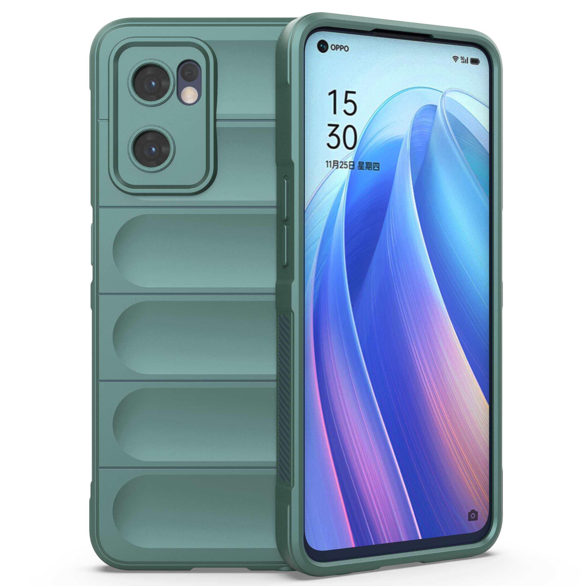 Soft Tpu-rückdecke Für Oppo Reno7 5G (global) Gut Geschütztes Anti-drop-rugged-telefonfall - Grün, Oppo Reno7 5G (Global)
Soft Tpu-rückdecke Für Oppo Reno7 5G (global) Gut Geschütztes Anti-drop-rugged-telefonfall - Grün, Oppo Reno7 5G (Global)