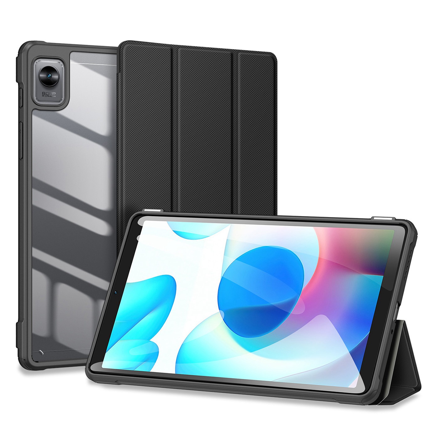 DUX DUCIS TOBY Series For Realme Pad Mini 8.7 inch Soft TPU+PC+Leather Case Three-fold Stand Tablet Cover with Support Auto Wake/Sleep, Realme Pad Mini
DUX DUCIS TOBY Series For Realme Pad Mini 8.7 inch Soft TPU+PC+Leather Case Three-fold Stand Tablet Cover with Support Auto Wake/Sleep, Realme Pad Mini