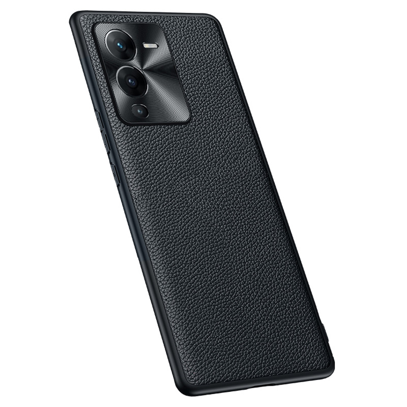 Litchi Textur Telefonhülle Für Vivo S15 5g, Echtes Kuhspurleder + TPU Präzise Ausschnitt Metalllinsenabdeckung - Schwarz, vivo S15 5G
Litchi Textur Telefonhülle Für Vivo S15 5g, Echtes Kuhspurleder + TPU Präzise Ausschnitt Metalllinsenabdeckung - Schwarz, vivo S15 5G