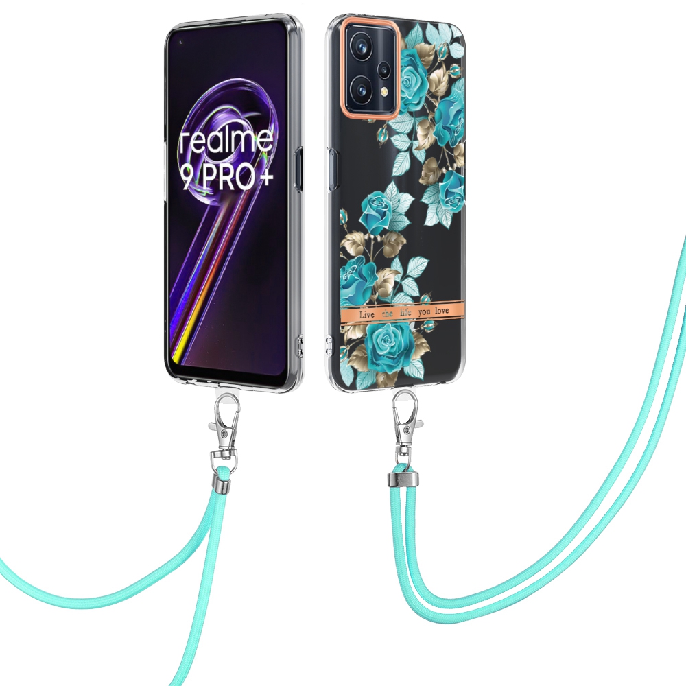 YB Imd-11-serie Für Realme 9 Pro+ 5G IML Elektroplierend Kratzfestes Stilvolles Blumenmuster IMD TPU Telefon Mit Lanyard - HC002 Blue Rose, Realme 9 Pro+ 5G
YB Imd-11-serie Für Realme 9 Pro+ 5G IML Elektroplierend Kratzfestes Stilvolles Blumenmuster IMD TPU Telefon Mit Lanyard - HC002 Blue Rose, Realme 9 Pro+ 5G