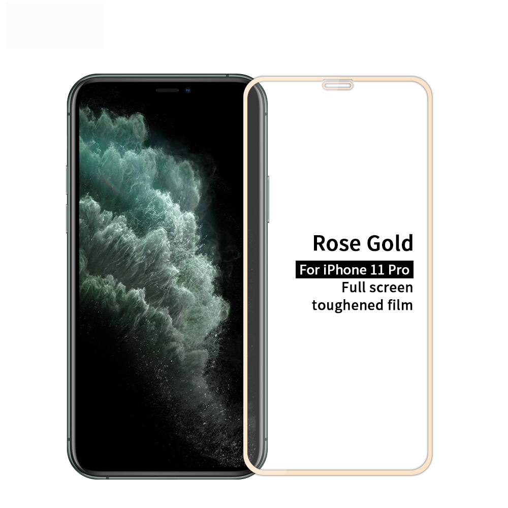 MOFI 2.5D 9H Full Size Tempered Glass Screen Protector for iPhone 11 Pro 5.8 inch/X/XS - Gold, iPhone 11 Pro 5.8 inch
MOFI 2.5D 9H Full Size Tempered Glass Screen Protector for iPhone 11 Pro 5.8 inch/X/XS - Gold, iPhone 11 Pro 5.8 inch