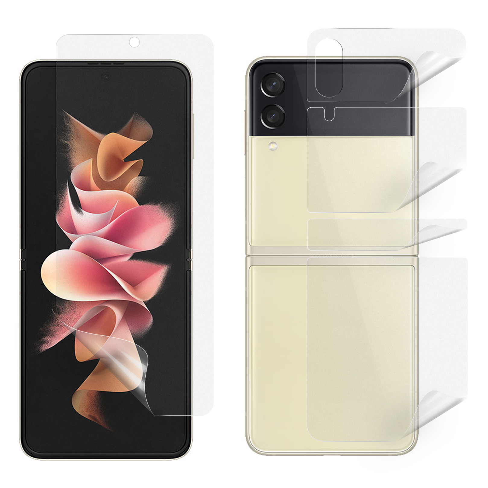 1 Set Anti-finger Print Matte Full Cover Tpu Protector + Phone Back Cover Film Для Samsung Galaxy Z Flip3 5g, Samsung Galaxy Z Flip3 5G
1 Set Anti-finger Print Matte Full Cover Tpu Protector + Phone Back Cover Film Для Samsung Galaxy Z Flip3 5g, Samsung Galaxy Z Flip3 5G