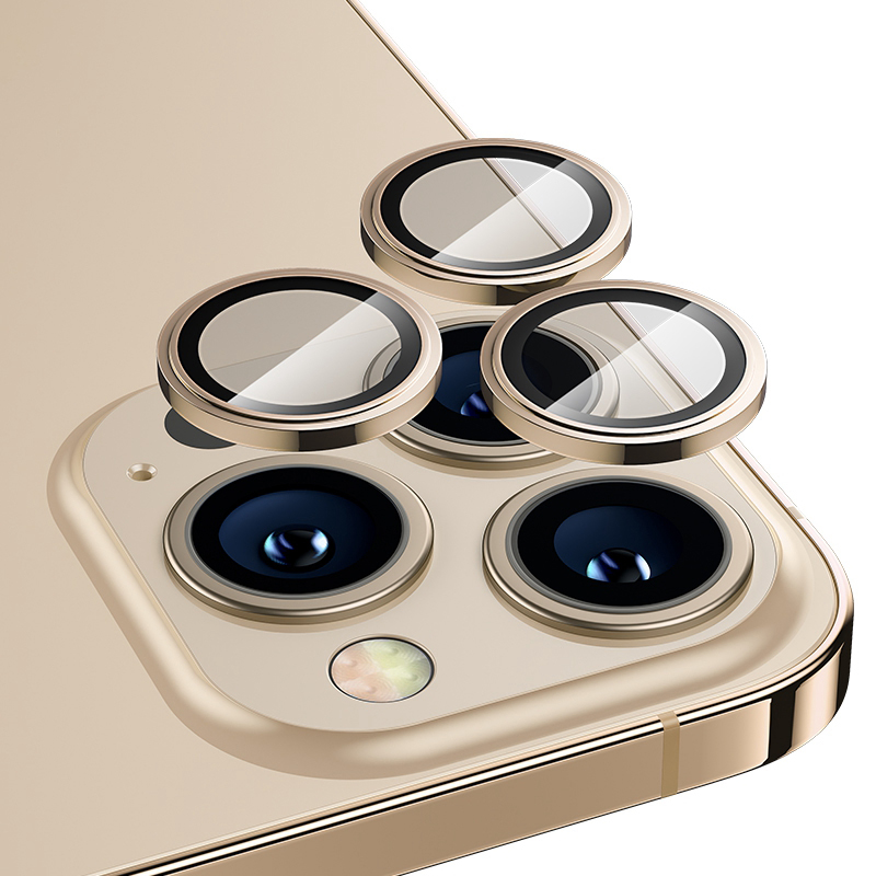 BENKS King Kong Series for iPhone 13 Pro 6.1 inch/13 Pro Max 6.7 inch Full Glue Dust-proof Aluminum Alloy+Corning Tempered Glass Lens Protector - Gold, iPhone 13 Pro Max
BENKS King Kong Series for iPhone 13 Pro 6.1 inch/13 Pro Max 6.7 inch Full Glue Dust-proof Aluminum Alloy+Corning Tempered Glass Lens Protector - Gold, iPhone 13 Pro Max