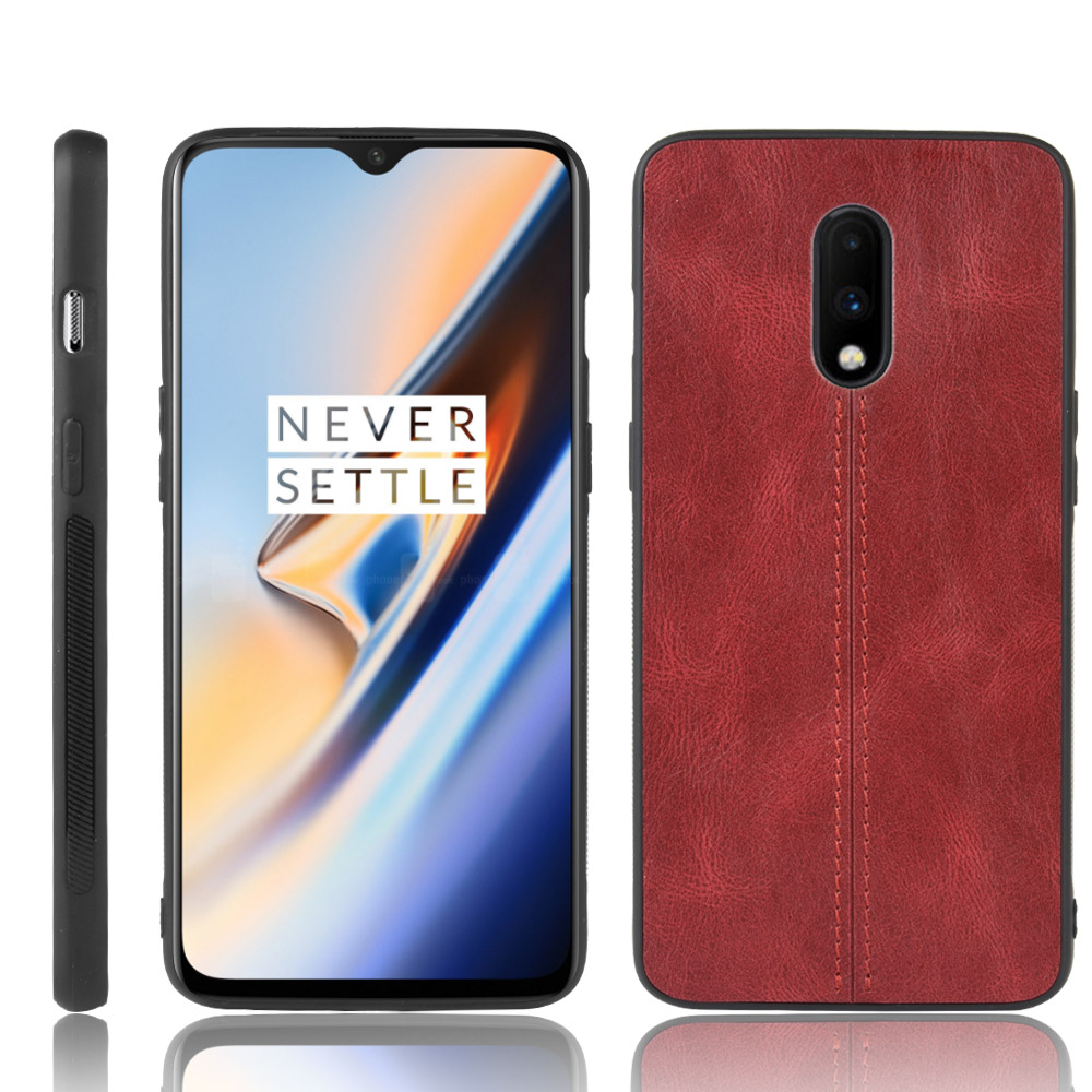 PC en Revêtement en Cuir PC + TPU Mobile Phone Case Pour OnePlus 7 - Rouge, OnePlus OnePlus 7
PC en Revêtement en Cuir PC + TPU Mobile Phone Case Pour OnePlus 7 - Rouge, OnePlus OnePlus 7