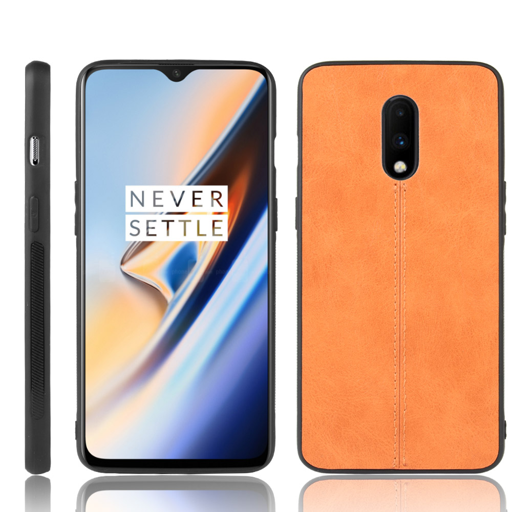 PU Leather Coated PC + TPU Mobile Phone Case for OnePlus 7 - Brown, OnePlus OnePlus 7
PU Leather Coated PC + TPU Mobile Phone Case for OnePlus 7 - Brown, OnePlus OnePlus 7