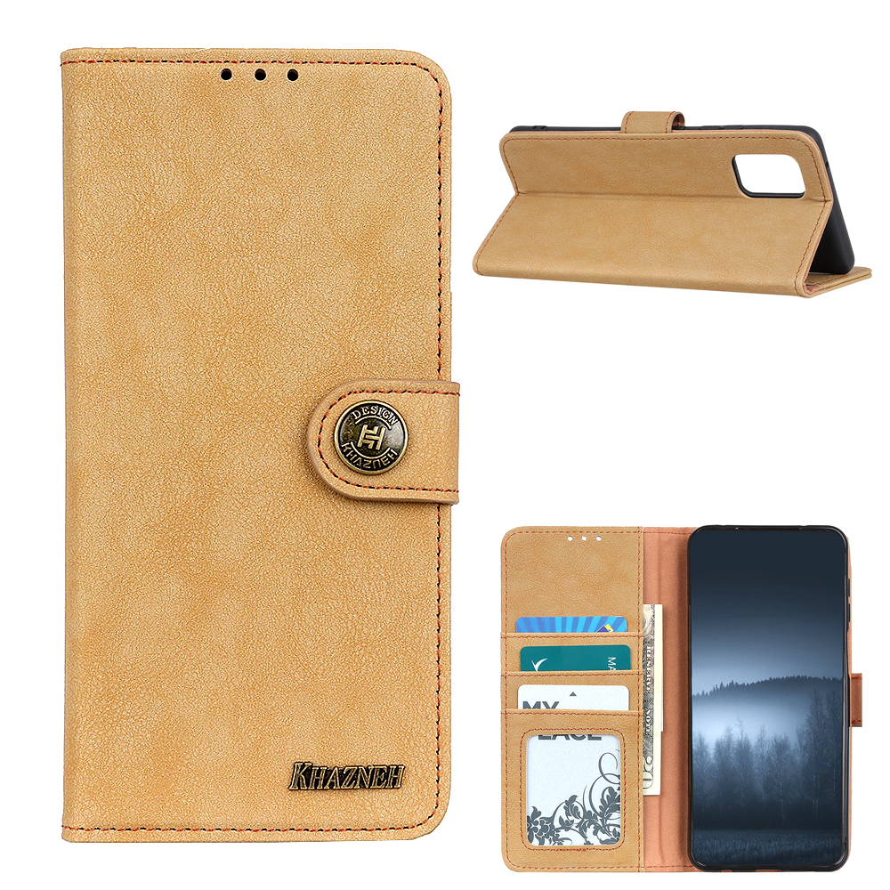 Khazhen Retro -nähte Geteilte Leder -telefonabdeckung Hülle Brieftasche Design Für OnePlus 9 Pro - Khaki, OnePlus 9 Pro 5G
Khazhen Retro -nähte Geteilte Leder -telefonabdeckung Hülle Brieftasche Design Für OnePlus 9 Pro - Khaki, OnePlus 9 Pro 5G