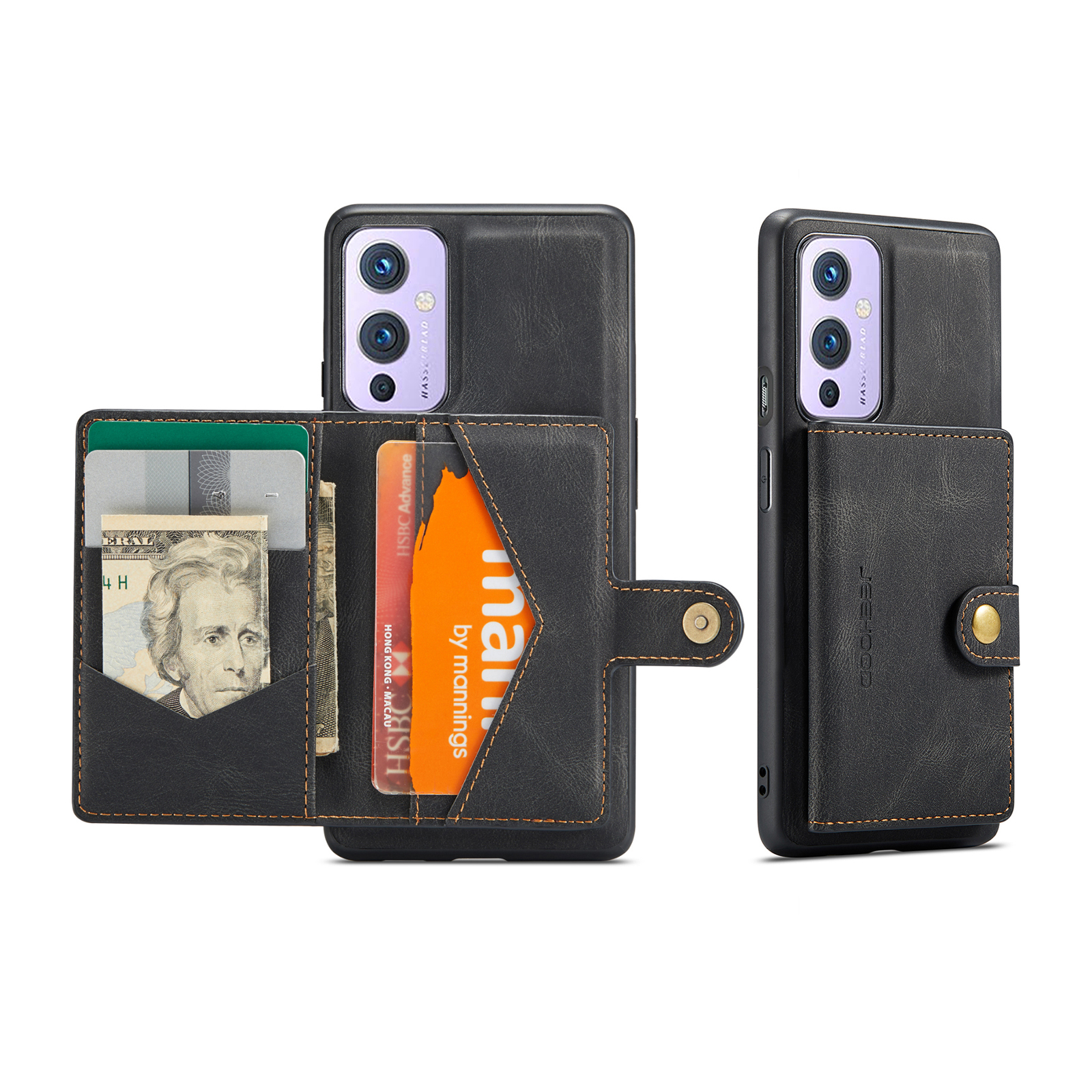 Jeehood Magnetic Wallet Abnehmbare 2-in-1-Design-Lederbeschichteter TPU-Hülle Für OnePlus 9 (EU / US Version) - Schwarz, OnePlus 9 (EU / US Version)
Jeehood Magnetic Wallet Abnehmbare 2-in-1-Design-Lederbeschichteter TPU-Hülle Für OnePlus 9 (EU / US Version) - Schwarz, OnePlus 9 (EU / US Version)
