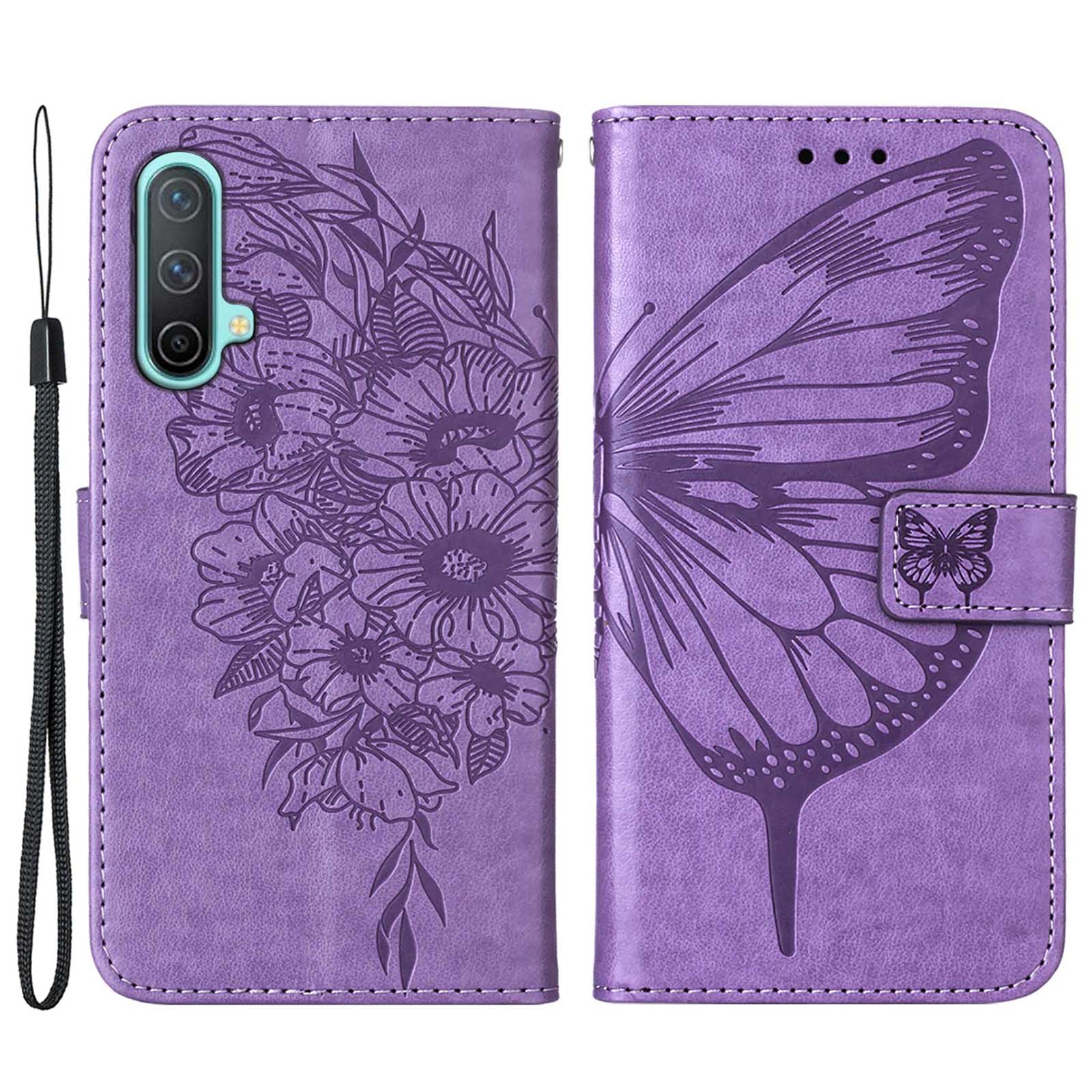 Für OnePlus Nord CE 5G Allround Protection Spruding Butterfly Blum Wallet Lederhülle Mit Ständer - Helles Lila, OnePlus Nord CE 5G
Für OnePlus Nord CE 5G Allround Protection Spruding Butterfly Blum Wallet Lederhülle Mit Ständer - Helles Lila, OnePlus Nord CE 5G