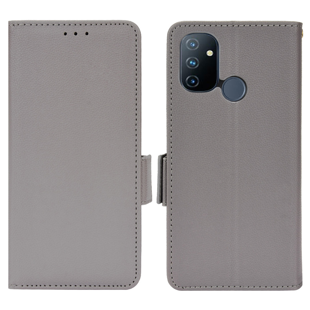 Litchi Textur PU Leder Gesamtschutzschutzbestand Brieftaschenhülle Für OnePlus Nord N100 - Grau, OnePlus Nord N100
Litchi Textur PU Leder Gesamtschutzschutzbestand Brieftaschenhülle Für OnePlus Nord N100 - Grau, OnePlus Nord N100