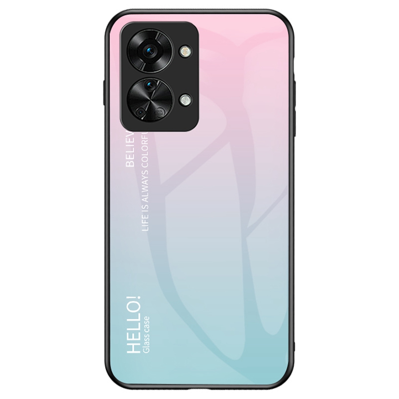 Für OnePlus Nord 2T 5G Schockfeste Farbfarbhülle Hartpc Soft TPU Rahmenabdeckung Protektor - Gradientenrosa Blau, OnePlus Nord 2T 5G
Für OnePlus Nord 2T 5G Schockfeste Farbfarbhülle Hartpc Soft TPU Rahmenabdeckung Protektor - Gradientenrosa Blau, OnePlus Nord 2T 5G