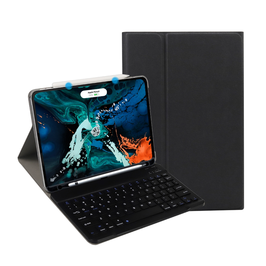 Detachable Bluetooth Keyboard Leather Protection Cover for iPad Pro 11-inch (2020)/Pro 11-inch (2018) - All Black, iPad Pro 11-inch (2020)
Detachable Bluetooth Keyboard Leather Protection Cover for iPad Pro 11-inch (2020)/Pro 11-inch (2018) - All Black, iPad Pro 11-inch (2020)